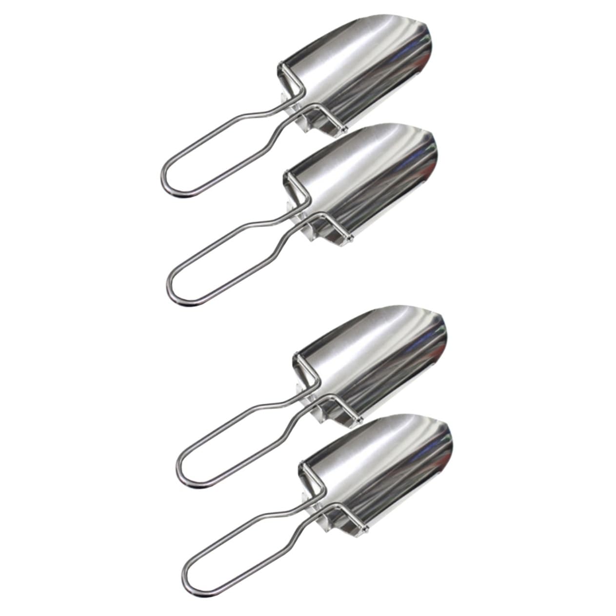 TOYANDONA 2 Sätze Faltbare Camping Schaufel Robuste Gartenwerkzeuge Für Outdoor Aktivitäten Mini Gartenschaufel Zum Graben Jäten Und Entfernen Von EIS Tragbar Und Leicht 2 Stücke * 2