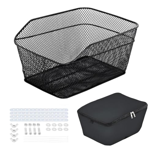 Qianly Bicycle Rear Basket, Large Capacity