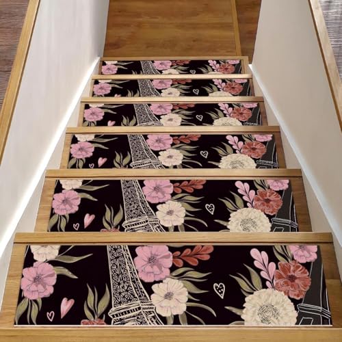 Alfombras de escalera de la Torre Eiffel para renovar el estilo de sus escalones de madera 2