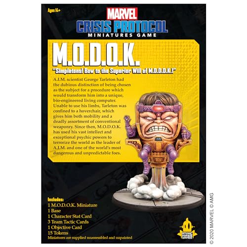 Jeu de Figurines Marvel Crisis Protocol M.O.D.O.K. Pack de Personnage