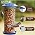 Nature's Way Cobalt Metal Mesh Mixed Seed and Peanut Bird Feeder for Wild Birds and Outdoor Décor, 2 Quart Capacity, Easy to Clean and Fill with Easy-Cling Mesh, Blue