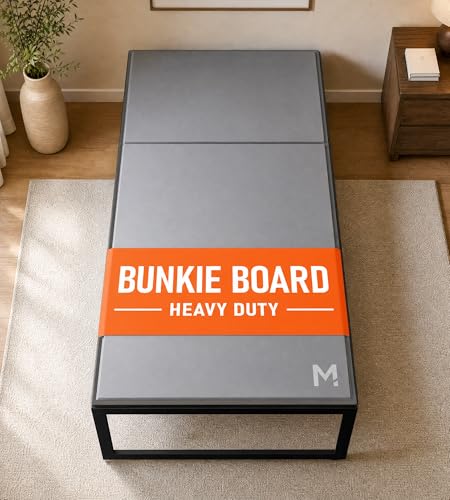 Meliusly Heavy Duty Bunkie Board Twin Size (38x75) - Non-Slip...
