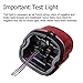 NTHREEAUTO Red LED Rear Tail Lights Motorcycle Taillights Brake Running Compatible with Harley Touring Dyna Road King Electra Glide Street Bob