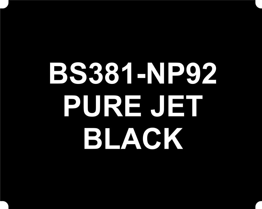 Xtremeauto® Direct to Metal Heat resistant outdoor Gloss & Matt Paint (1 Litre Matt Finish Paint, PURE JET BLACK) — image 1