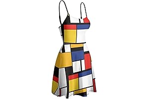 Mondrian Style Women Mini Dress: A Symphony of Color and Shape