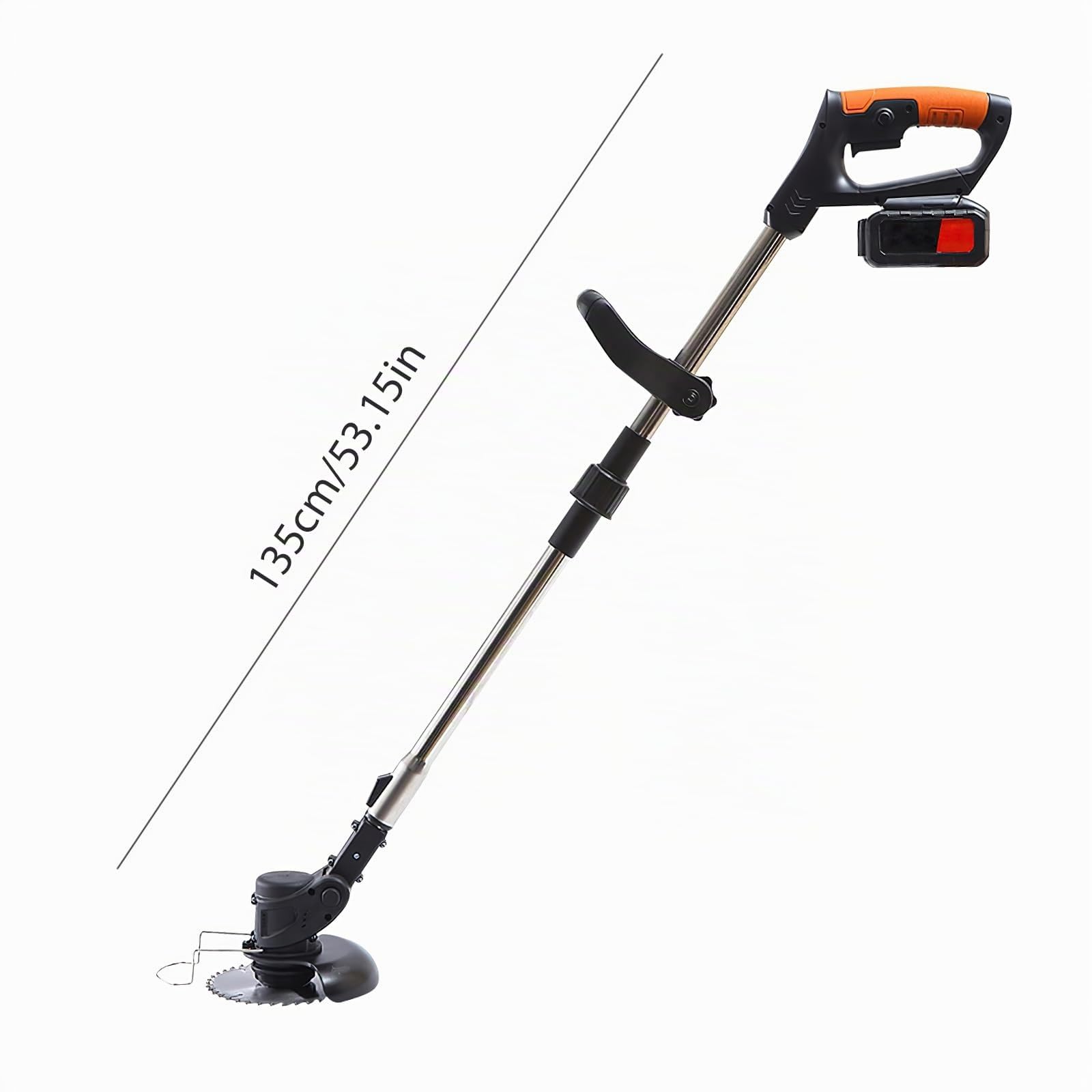 Tondeuse Electrique Gazon Pliable, 21V 13000 mAh Tondeuse Gazon sans Fil Tondeuse Alimentée par Batterie Tondeuse Gazon pour Une Tonte Rapide du Jardin,Piles Et Chargeur Inclus (2 Batteries)