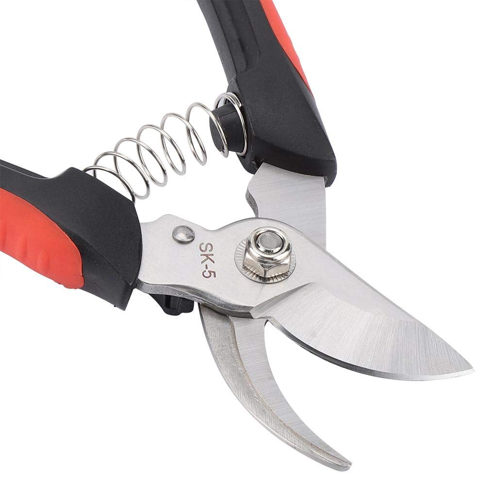 Boutique Garden 7 Pouces Sk-5 Sécateurs Sécateurs De Jardin Cisailles Fleurs Branches D'arbres Outil De Sécateur De Haute Dureté élagage Résistant à La Corrosion Anti-rouille (noir