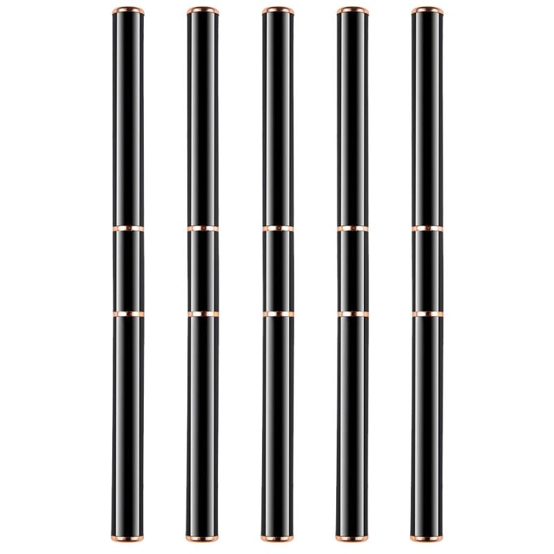 minkissy 5Pcs Nail Art Liner Brushes Set Resistant Fine Tip Gel Painting Pens Professional Manicure Liner Tools for Thin Lines, French Tips