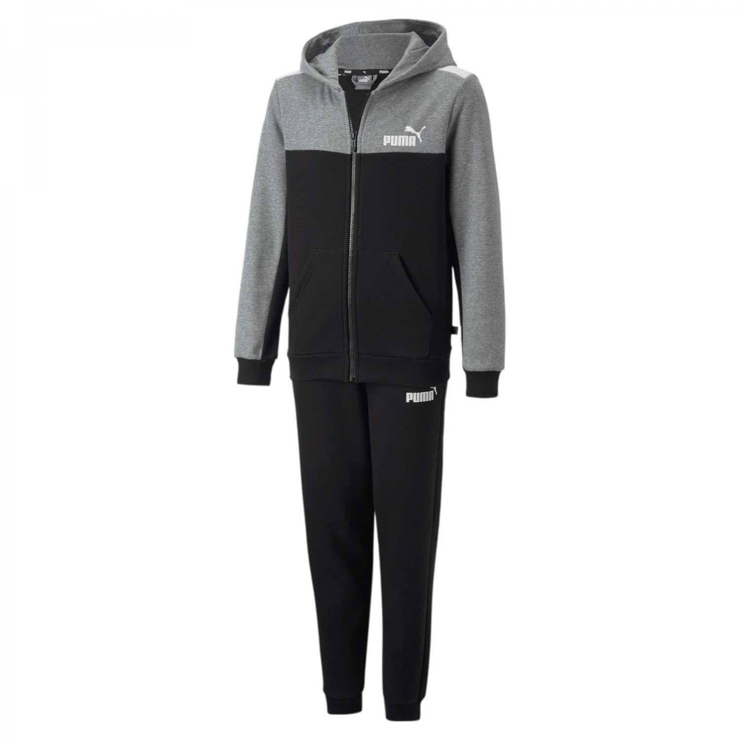 Puma Ess+ Block Hooded Suit Fl B Sudadera Bebé-Niños (Pack de 1)