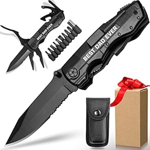 Gifts for Dad from Daughter Son Kids, BEST DAD EVER Multitool Knife, Dad Gifts for Fathers Day, Dad Gifts, Dad Birthday Gift, Gifts Idea for Dad, Christmas