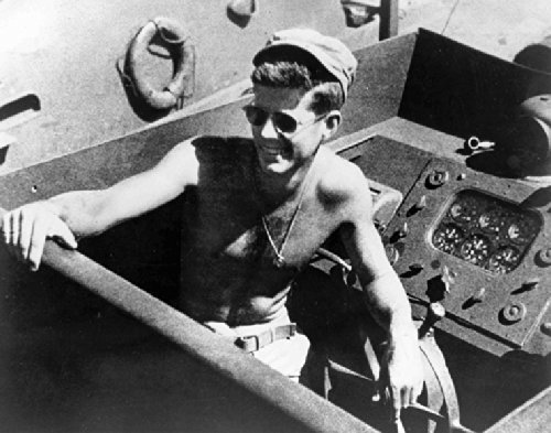 Lt. John F. Kennedy Skipper Aboard The PT 109 WWII Photo Historical American Photos 8x10