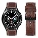 Tasikar Leather Bands Compatible with Samsung Galaxy Watch 7/6/5/4 Band/Watch 6 Classic 43mm 47mm/Watch 5 Pro Band, Genuine Leather Strap for Galaxy Watch 4 Classic/Watch 3, Dark Brown Tasikar Leather Bands Compatible with Samsung Galaxy Watch 7/6/5/4 Band/Watch 6 Classic 43mm 47mm/Watch 5 Pro Band, Genuine Leather Strap for Galaxy Watch 4 Classic/Watch 3, Dark Brown