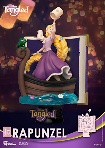 Beast Kingdom Toys Disney - Diorama-078 - Livre Histoire - Raiponce, Purple - Image 4