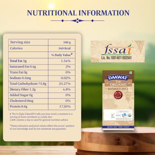 Image of Daawat I'm Organic Basmati Rice 1kg