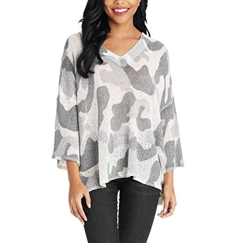 Image of Mud Pie Women's Scarlett Camo Sweater