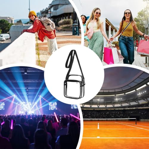 Bolso transparente para conciertos impermeable regulable y apto para estadios fútbol 4