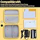 Lebakort Hart Reise Schutz Hülle Etui Tasche für Kodak Dock Plus 4PASS Fotodrucker/Kodak Dock Premium 4x6 Tragbarer Sofortbilddrucker (Schwarz+Gelb)