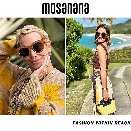 mosanana Oversized Cat Eye Sunglasses for Women Trendy Style Model Mantis3