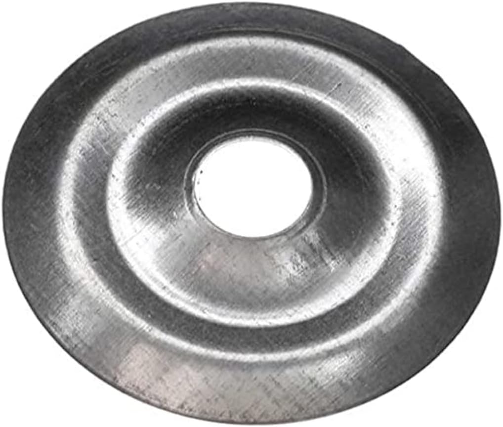Rosette Plates, 25 mm, Silver, Box of 100