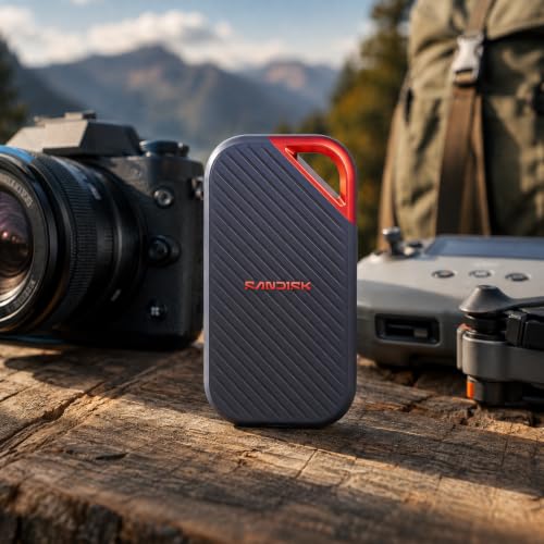 Image of Sandisk 4TB Extreme PRO Portable SSD, Up to 4000MB /s Read Speeds(New Model)