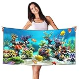 Photo Gallery edwal simpatico telo mare con stampa di pesci tropicali, coperta da spiaggia per viaggi, piscina, picnic (60 x 140 cm) Photo Gallery edwal simpatico telo mare con stampa di pesci tropicali, coperta da spiaggia per viaggi, piscina, picnic (60 x 140 cm)