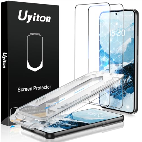 Uyiton UnBreak-Glass for Samsung Galaxy S22+ Plus Screen Protector [Ultrasonic Fingerprint Support][Auto-Alignment Frame] Scratch-Resistant Bubble-Free S22+ Screen Protector 2 Pack