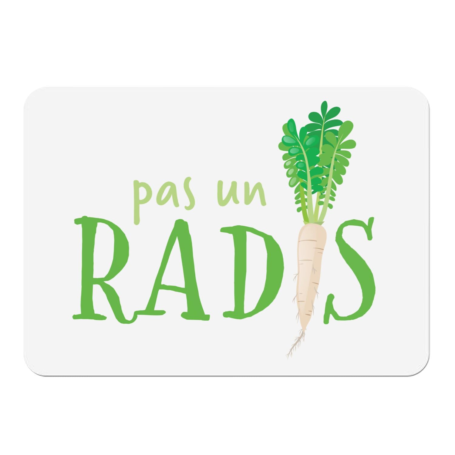 Sets de table humour argent potager | Cadeau pendaison de crémaillère