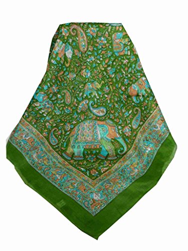 Pashmina & Silk Tradizionale Sciarpa Quadrata di