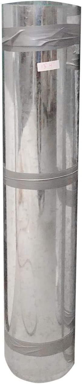 FixtureDisplays® 4x12' 48 Square Feet Galvanized Sheet Metal Roofing Siding Metal Duct Work Tin Metal Lightly Used Metal 11811-12FOOT-NPF