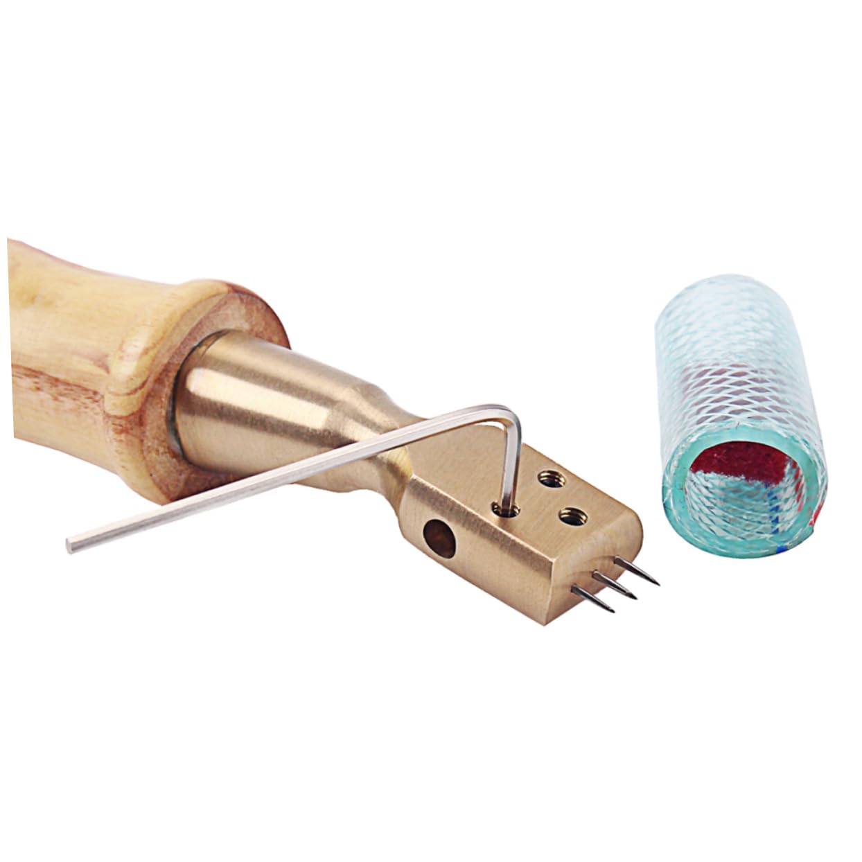 Martello Per Pianoforte Con Testa Curva Strumento Per Intonazione Aghi Con Manico in Legno Duro e Chiave Per Accessori Per Parti Di Pianoforte