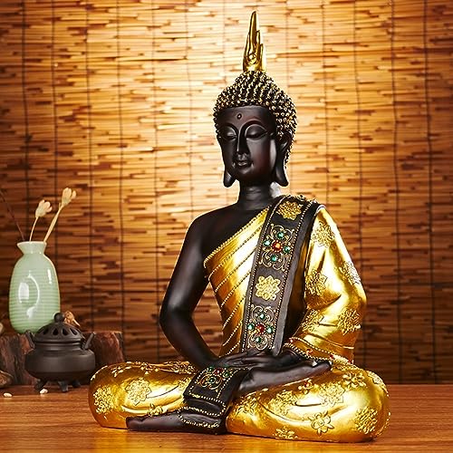 Statue de Bouddha Bodhisattva décoration intérieure zen en résine