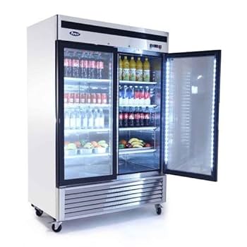 Amazon.com: Atosa MCF8703 Bottom Mount (2) Two Glass Door
