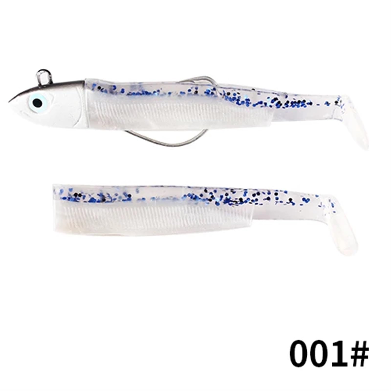 Señuelo de Pesca con Cabeza de Anzuelo de pececillo Negro, señuelo Suave for Lucio, 5g/12g/ 25g, Pesca de lubina, sábalo, Cebo Suave, código de Barco, Cebo de lubina for Zand