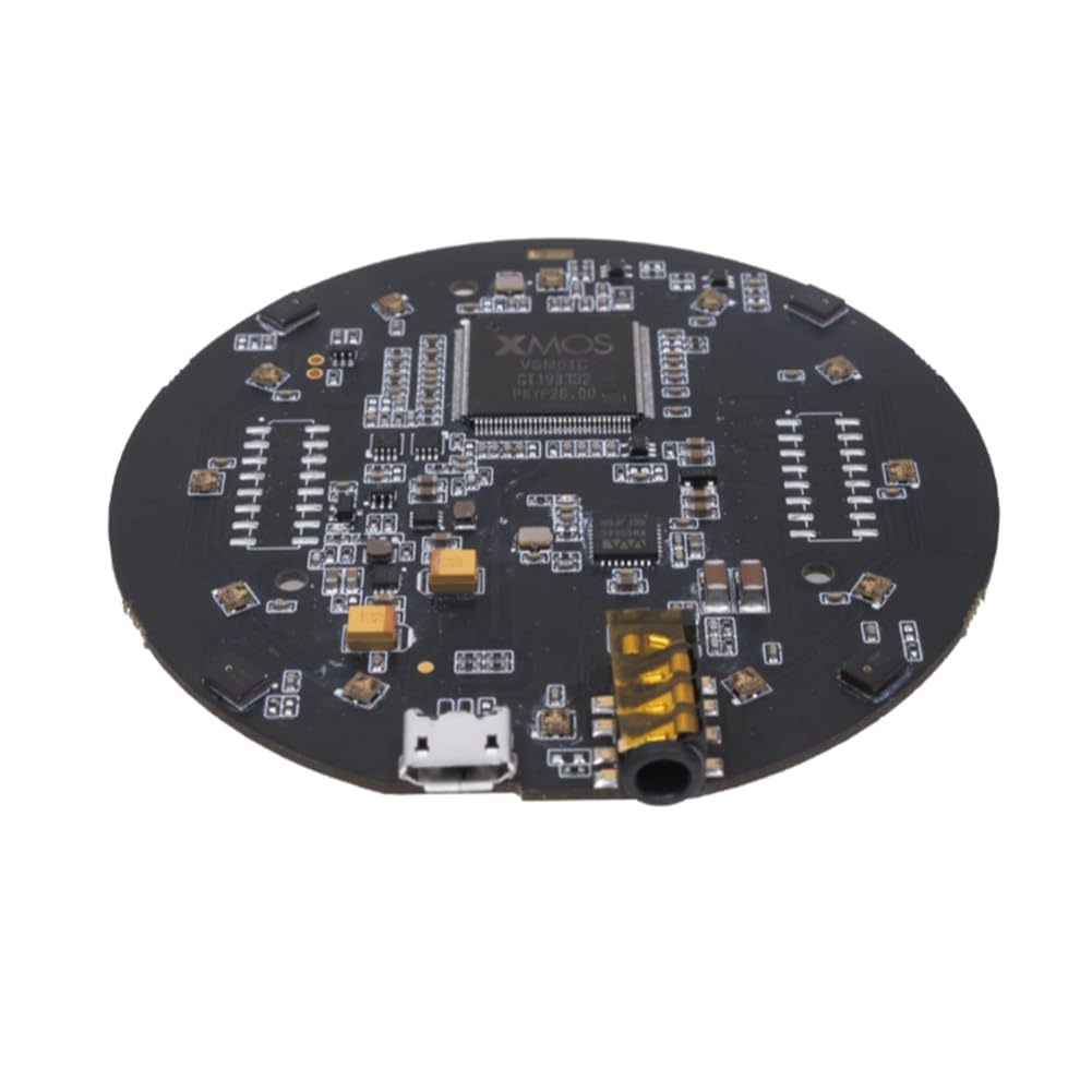 ReSpeaker Mic Array V3.0 Board XVF3000 4-Mikrofon-Array Ohne Gehäuse für Klare Sprache Selbst bei Lärm