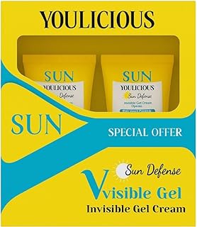 كريم جل غير مرئي للحماية من الشمس من يوليشوس، 60 مل (1 + 1)