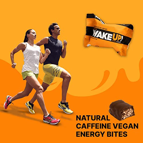 Image of WAKE UP! Caffeinated Protein Bites - VALUE PACK - 6 Cartons (48 Bites) 3 Cinnamon Crunch & 3 Dark Chocolate Proprietary Blend with 175mg Caffeine (1 Bite = 1.5 Espressos) Boosts Focus & Clarity - Gluten-Free, Vegetarian, Kosher