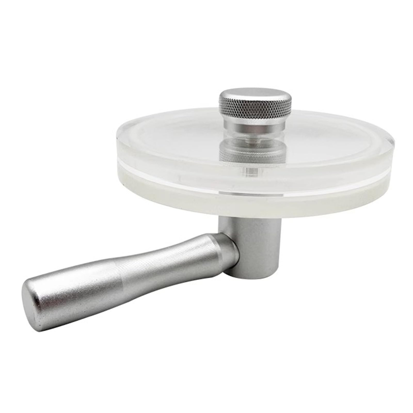 Morsetto per La Pulizia dei Dischi in Vinile, Salva Etichetta, Clip di Protezione Impermeabile per Rondella, con Manico in Alluminio, per Dischi in Vinile Trasparenti, Facile da Pulire