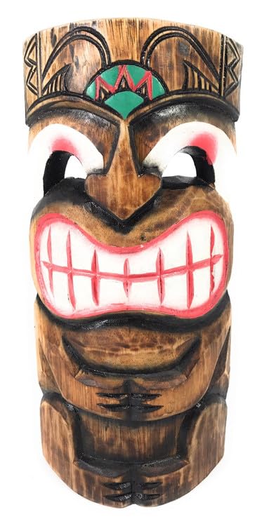SMILEY TIKI MASK 12" - POP ART TIKI DECOR