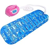 Impermeable y antideslizante: estera suave y antideslizante.El control remoto impermeable IPX4 le brinda un uso ms conveniente mientras se baa.La textura de la superficie amortiguada es cmoda para continuar, puede ofrecer apoyo al cuerpo completo.Asegrese de que la alfombrilla de bao permanezca en su lugar durante el uso.