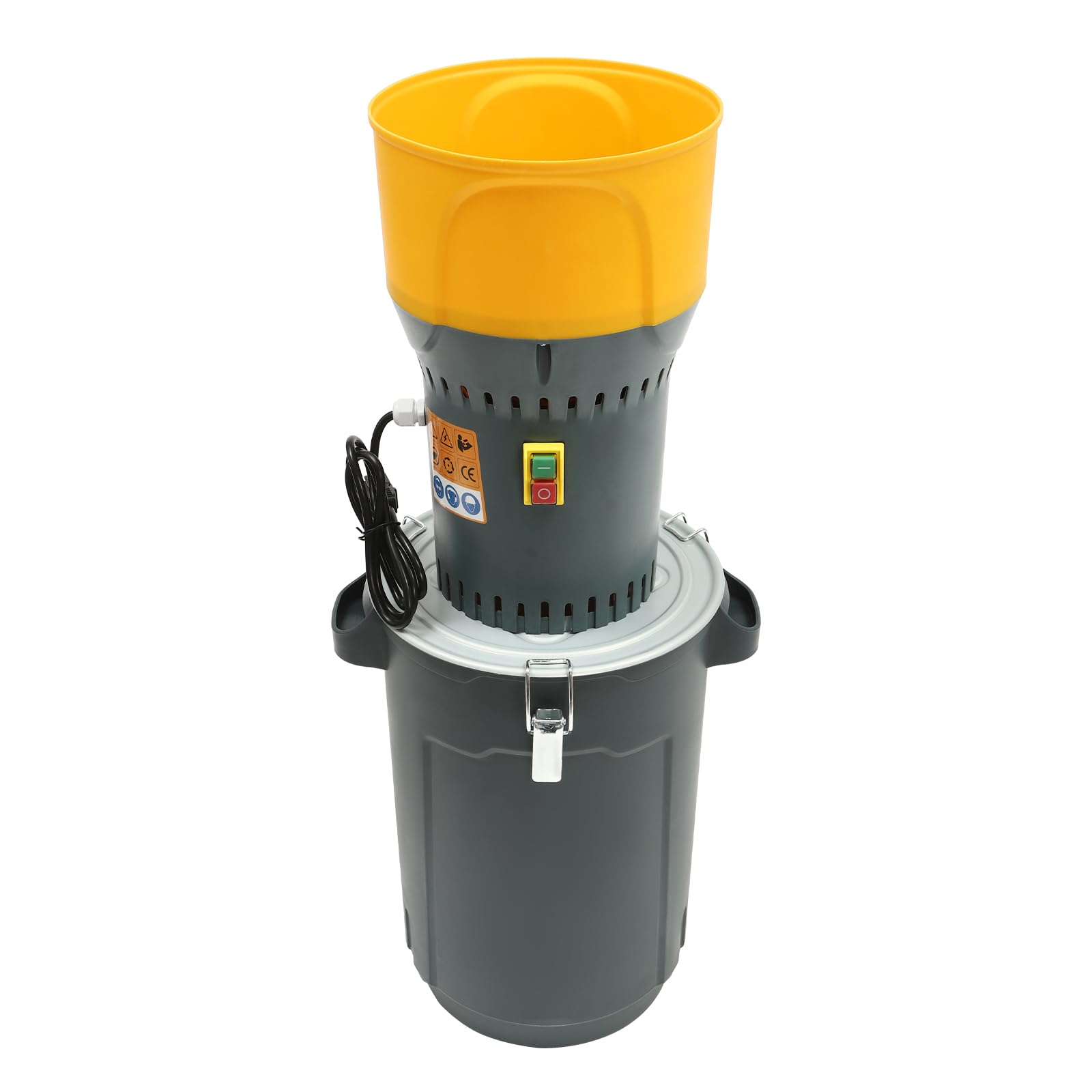 Molino de cereales eléctrico 1000 W, 25 l, molino de trigo y arroz, molino de alimentos, molino de maíz, molino de cereales eléctrico profesional para todo tipo de granos