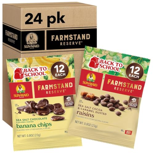 Image of Sun-Maid Farmstand Reserve 24 Count Variety Pack - 0.8 oz Snack Bag