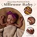 BABESIDE 16 inch Full Body Silicone Baby Dolls, Realistic African American Reborn Doll Black Girl, Bathable Anatomically Correct Newborn with Accessories for Kids 3+ & Collectors