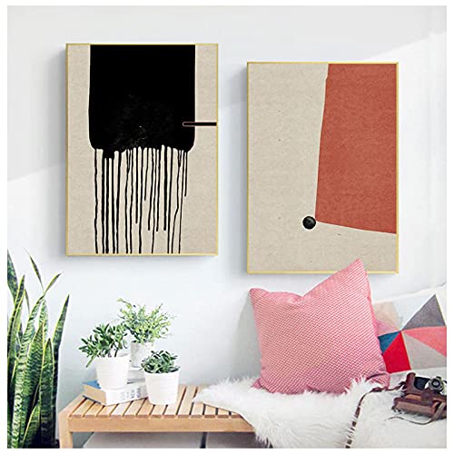 Toile de couleur abstraite pour rompre la monotonie des murs blancs | Art minimaliste