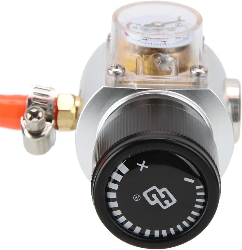 CO2 Charger Kit,CO2 Gas Regulator,Tr21x4 Thread CO2 Charger Kit Gas Regulator with Hose Accessories for Soda Beer Keg Brewing