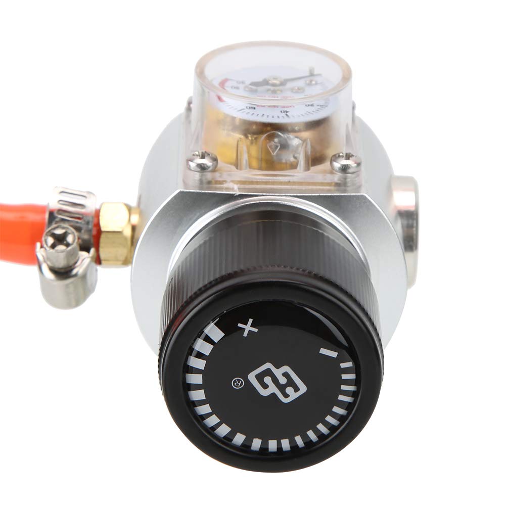 Cryfokt CO2 Gas Regulator with Adjustable Dial Scale and Hose for Easy