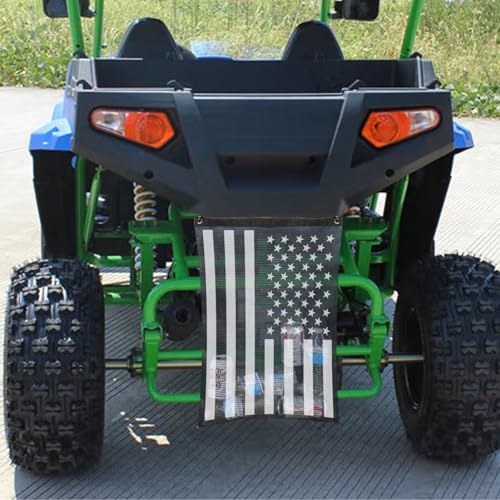 Telimocy UTV ATV Trash Bag 26 x 22 Thickened Durable PVC Boat Storage Mesh Trash Bag for Side by Side Compatible With Polaris RZR Can-Am CFmoto Teryx Kawasaki Golf Cart Arctic Cat (American Flag)
