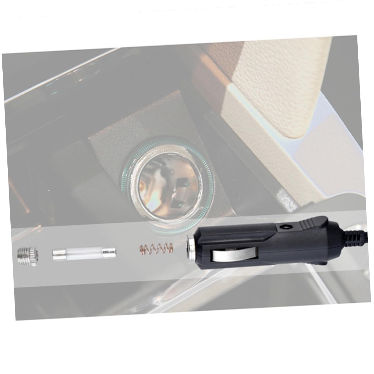 STOBAZA 120w Powerful Car Vacuum Cleaner Handheld Wet Dry Dual-use Dust Collector Compact Design for Easy Handling for Quick Cleanups Vehicles Black