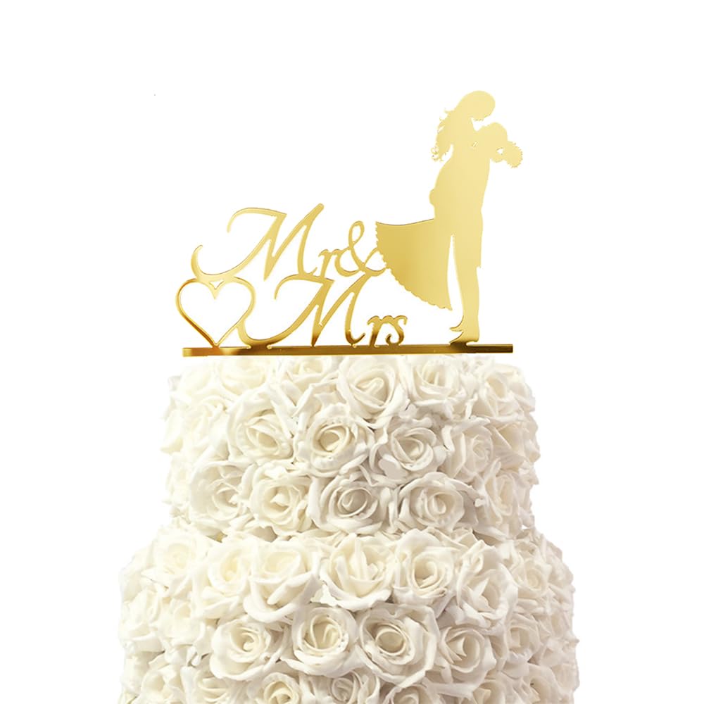 Decoración De Pastel De Silueta De Pareja Afroamericana Para Boda, Mr & Mrs Personalizada, Decoración De Pastel De Boda, Despedida De Soltera, Regalo Personalizado Para Parejas, Decoración De Pastel