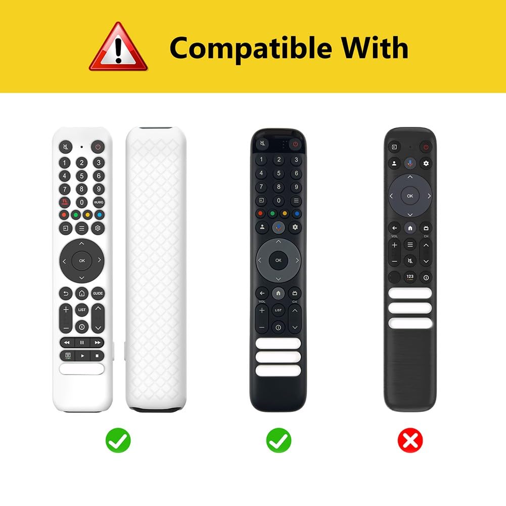 Funda de silicona para mando a distancia TCL RC716/RC833, antiarañazos, a prueba de golpes, para protección personalizada, 207 x 44 x 25 mm, incluye cordón