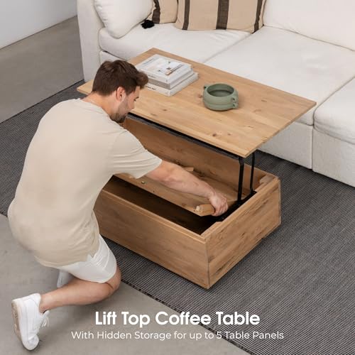 Transformer Table Solid Wood Extendable Dining Table, Natural - image 3
